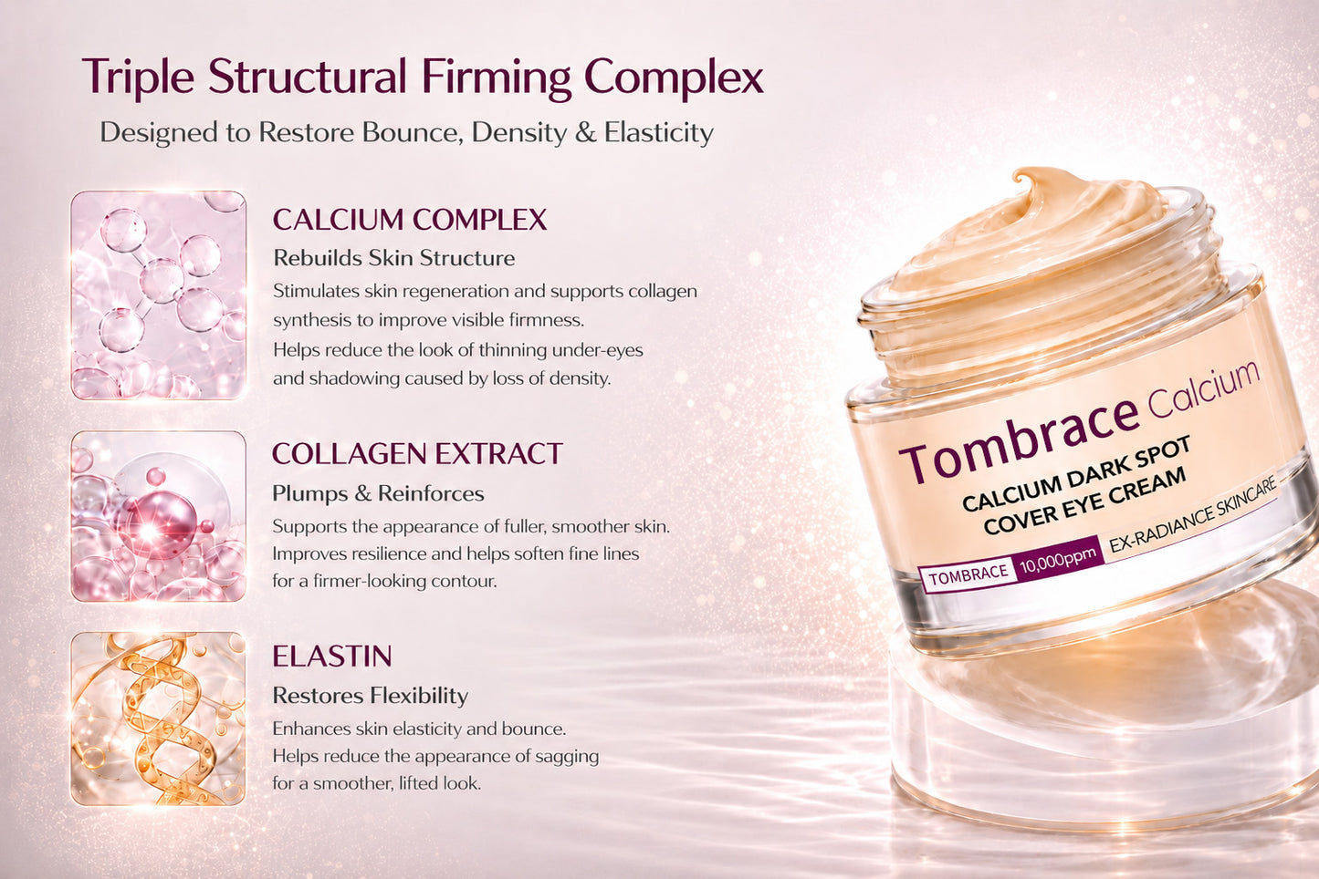🔥LAST DAY 50% OFF!! Tombrace Korean Calcium Dark Spot Eye Cream